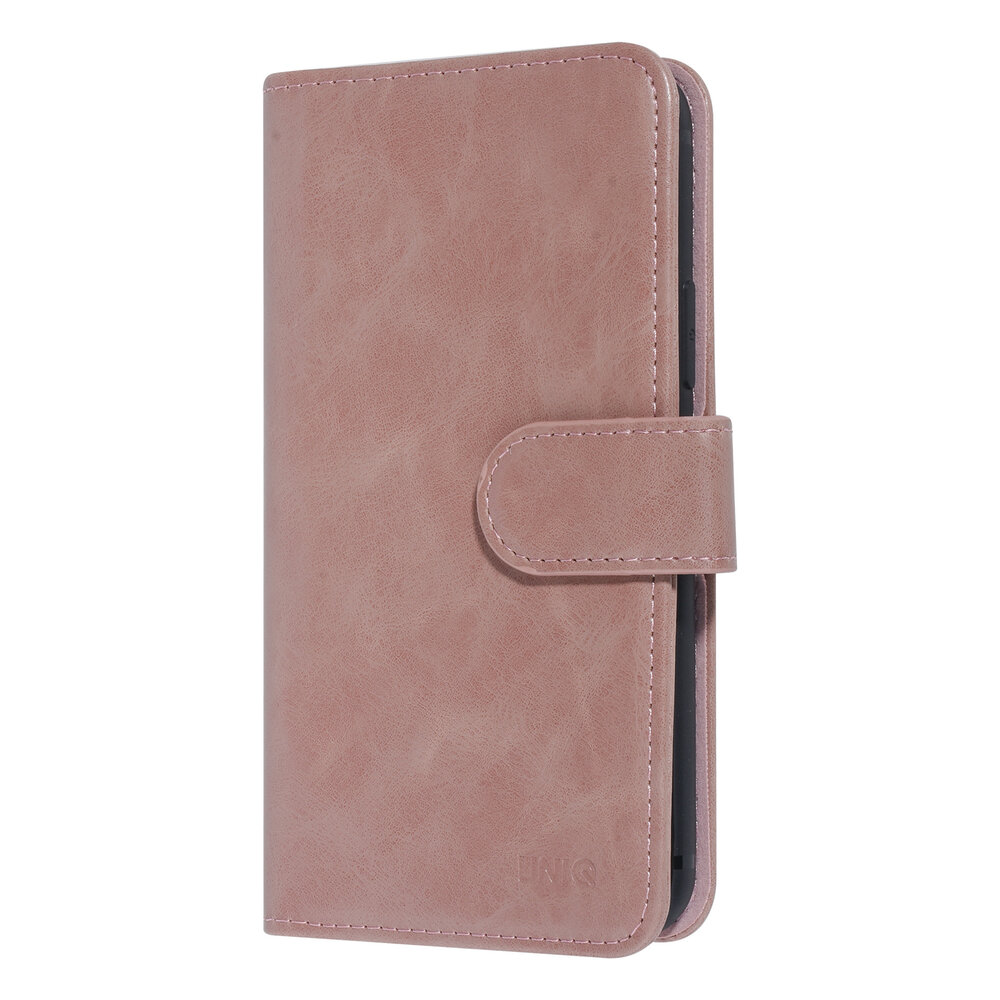 UNIQ Accessory UNIQ Accessory Roze hoesje voor iPhone 11 Pro - Book Case - Pasjeshouder voor 9 pasjes - Magneetsluiting UNIQ Accessory UNIQ Accessory Roze hoesje voor iPhone 11 Pro - Book Case - Pasjeshouder voor 9 pasjes - Magneetsluiting