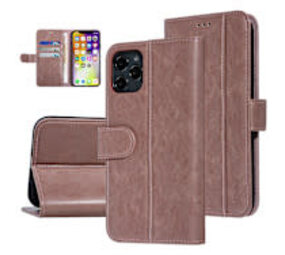 UNIQ Accessory UNIQ Accessory Roze hoesje iPhone 11 Pro - Book Case - Zachte huid UNIQ Accessory UNIQ Accessory Roze hoesje iPhone 11 Pro - Book Case - Zachte huid