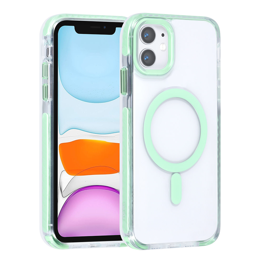 TUNIQ TUNIQ iPhone 11 Backcover hoesje neck cord - magsafe - Groen