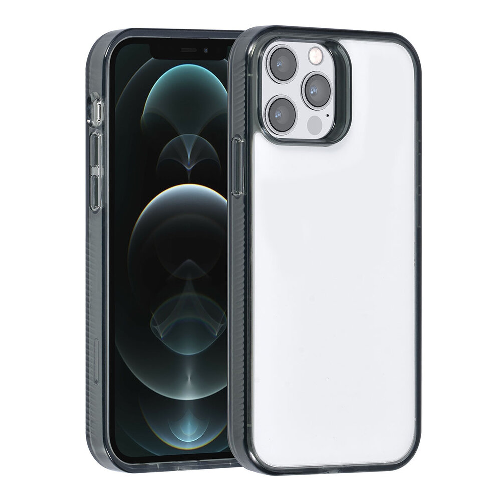 UNIQ Accessory UNIQ Accessory iPhone 12 - 12 Pro Backcover hoesje - Zwart UNIQ Accessory UNIQ Accessory iPhone 12 - 12 Pro Backcover hoesje - Zwart