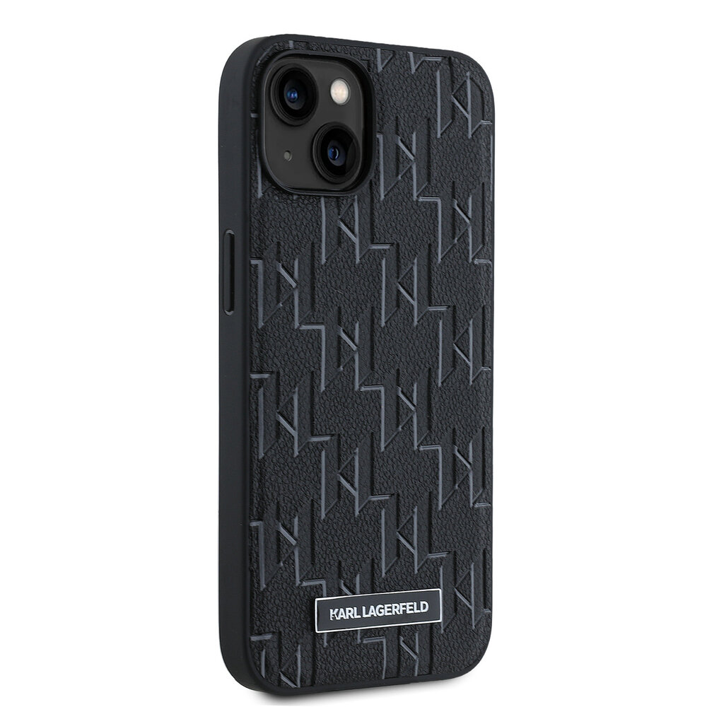 Karl Lagerfeld Karl Lagerfeld iPhone 14 & 13 Back-Cover hul - Magsafe - Hot Stamp - Schwarz Karl Lagerfeld Karl Lagerfeld iPhone 14 & 13 Back-Cover hul - Magsafe - Hot Stamp - Schwarz