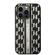 Karl Lagerfeld Karl Lagerfeld iPhone 14 Pro Back-Cover hul - Monogram Stripe - Grau Karl Lagerfeld Karl Lagerfeld iPhone 14 Pro Back-Cover hul - Monogram Stripe - Grau