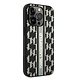Karl Lagerfeld Karl Lagerfeld iPhone 14 Pro Backcover hoesje - Monogram Stripe - Grijs Karl Lagerfeld Karl Lagerfeld iPhone 14 Pro Backcover hoesje - Monogram Stripe - Grijs
