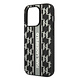 Karl Lagerfeld Karl Lagerfeld iPhone 14 Pro Backcover hoesje - Monogram Stripe - Grijs Karl Lagerfeld Karl Lagerfeld iPhone 14 Pro Backcover hoesje - Monogram Stripe - Grijs