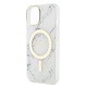 Guess Guess iPhone 13 Back-Cover hul - Magsafe IML marble - Weiß
