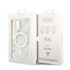 Guess Guess iPhone 13 Back cover coque Magsafe IML marble - Blanc Guess Guess iPhone 13 Back cover coque Magsafe IML marble - Blanc