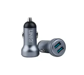 UNIQ Accessory UNIQ Accessory Autolader Lightning 2.4A - Zwart UNIQ Accessory UNIQ Accessory Autolader Lightning 2.4A - Zwart