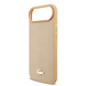 Lacoste Lacoste iPhone 17 Air Back cover case - MagSafe - Monogramme Print With Gold Logo - Beige
