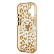 Guess Guess iPhone 17 Back cover case - Magsafe - Leopard Glitter Edition - Brown