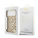 Guess Guess iPhone 17 Pro Backcover hoesje - Magsafe - Leopard Glitter Edition - Bruin
