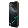 Guess Guess iPhone 17 Pro Max Backcover hoesje - Magsafe PU Leather - 4G Classic Logo - Bruin