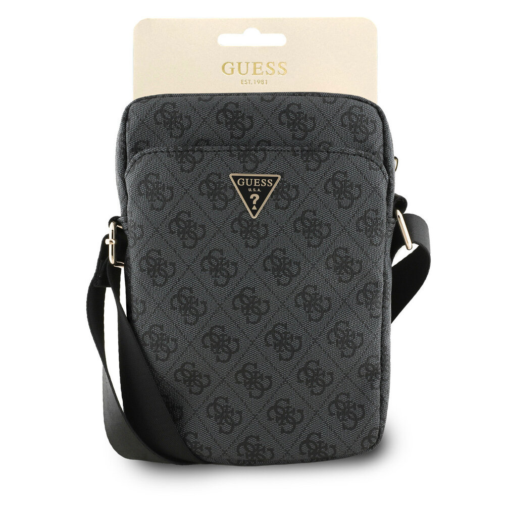 Guess Guess 8 Inch Tablet Bag - Triangle Logo - Noir Guess Guess 8 Inch Tablet Bag - Triangle Logo - Noir