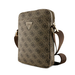 Guess 8 Inch Tablet Bag - Triangle Logo - Brown