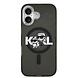 Karl Lagerfeld Karl Lagerfeld iPhone 17 Backcover hoesje - Magsafe - Glitter K&C Sketch Logo - Zwart