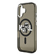 Karl Lagerfeld Karl Lagerfeld iPhone 17 Backcover hoesje - Magsafe - Glitter K&C Sketch Logo - Zwart