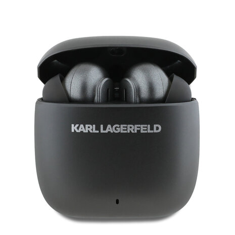 Karl Lagerfeld Karl Lagerfeld Bluetooth Earbuds TWS - ANC&ENC - Metal Printed Logo - Schwarz
