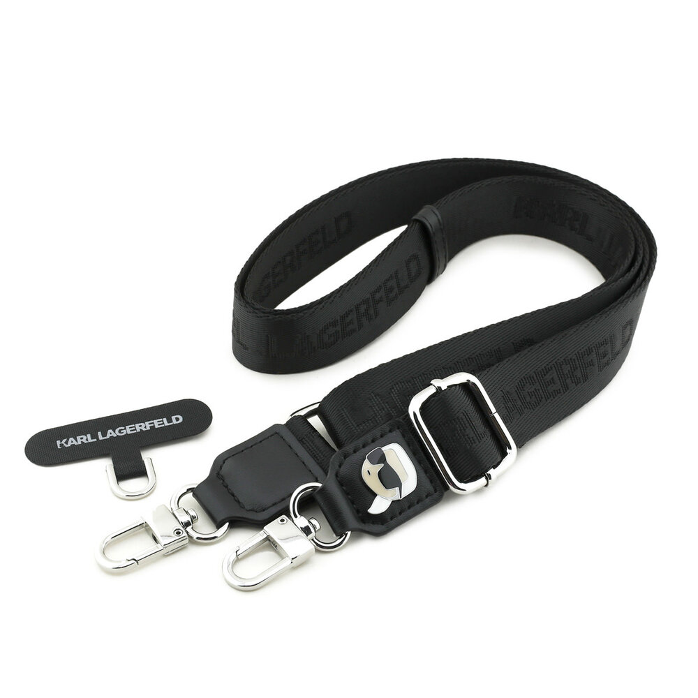 Karl Lagerfeld Karl Lagerfeld Universal Crossbody Strap - Karl Patch - Noir
