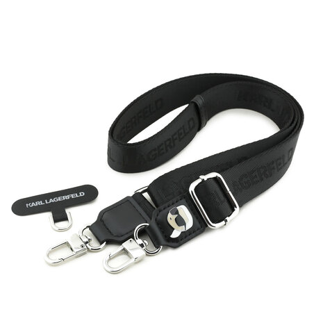 Karl Lagerfeld Karl Lagerfeld Universal Crossbody Strap - Karl Patch - Noir