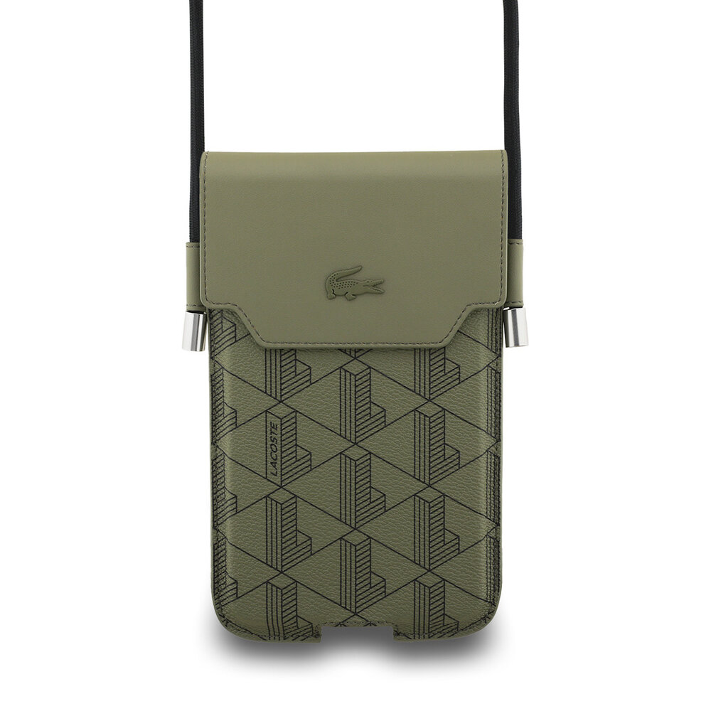 Lacoste Lacoste Universal Crossbody Phone Pouch - Petit Pique - Grün