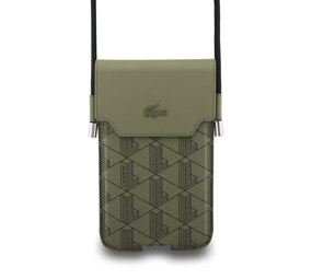 Lacoste Lacoste Universal Crossbody Phone Pouch - Petit Pique - Vert Lacoste Lacoste Universal Crossbody Phone Pouch - Petit Pique - Vert
