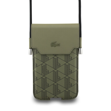 Lacoste Lacoste Universal Crossbody Phone Pouch - Petit Pique - Grün