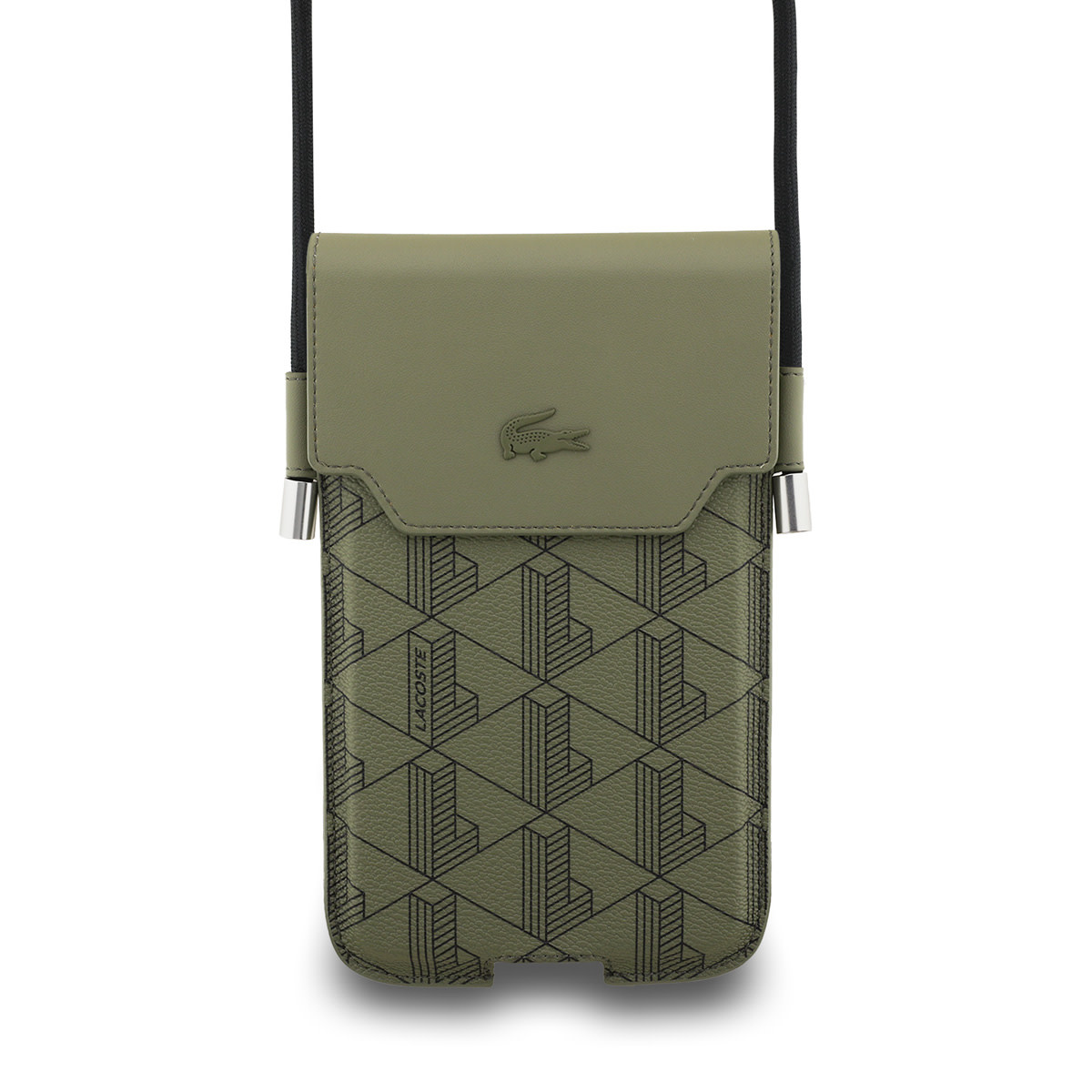 Lacoste Lacoste Universal Crossbody Phone Pouch - Petit Pique - Groen