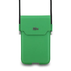 Lacoste Universal Crossbody Phone Pouch - Petit Pique - Estragon Green