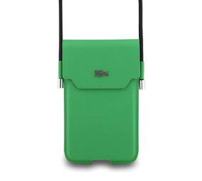 Lacoste Lacoste Universal Crossbody Phone Pouch - Petit Pique - Estragon Green Lacoste Lacoste Universal Crossbody Phone Pouch - Petit Pique - Estragon Green