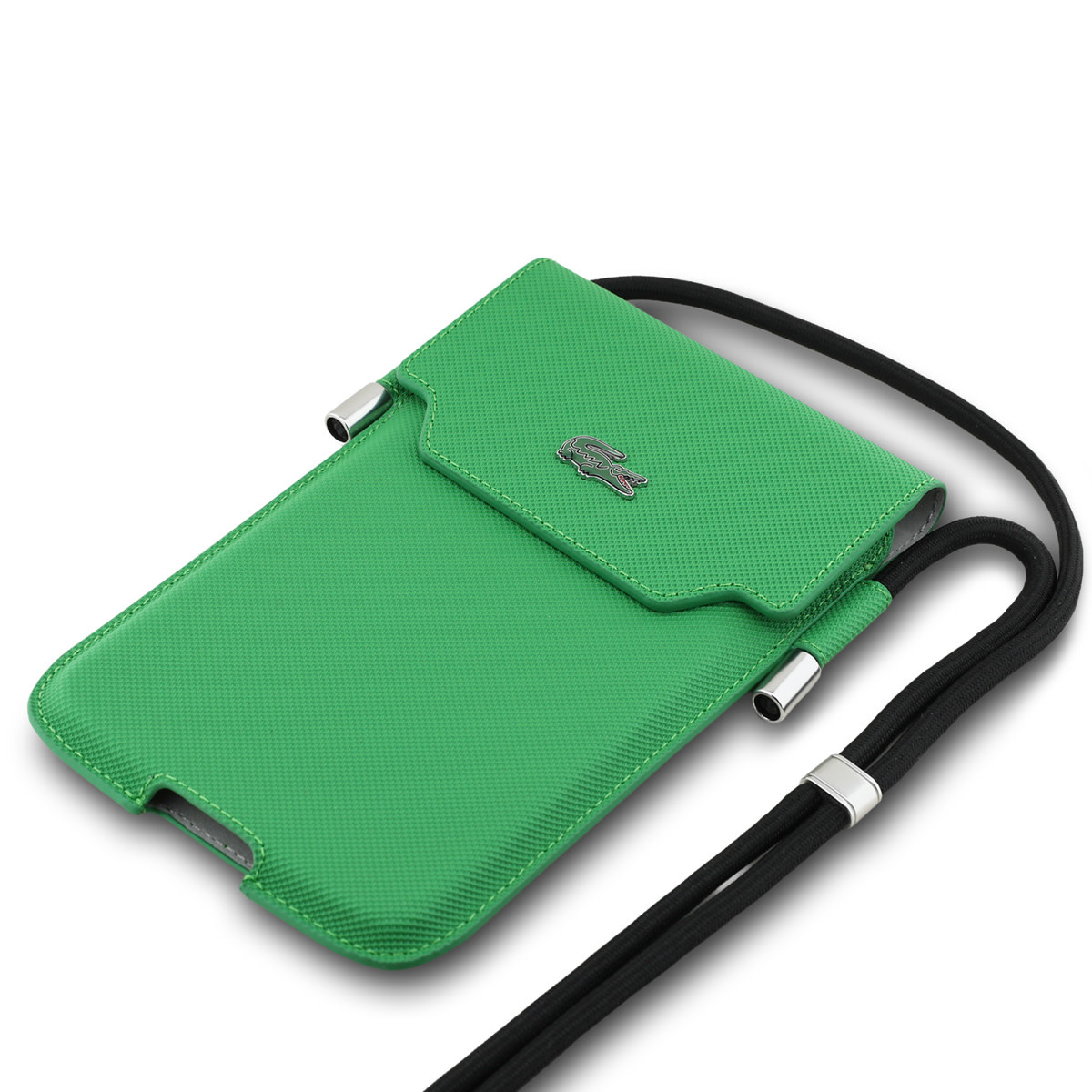 Lacoste Lacoste Universal Crossbody Phone Pouch - Petit Pique - Estragon Green, foto 3 van 4
