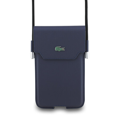 Lacoste Lacoste Universal Crossbody Phone Pouch - Petit Pique - Navy Lacoste Lacoste Universal Crossbody Phone Pouch - Petit Pique - Navy