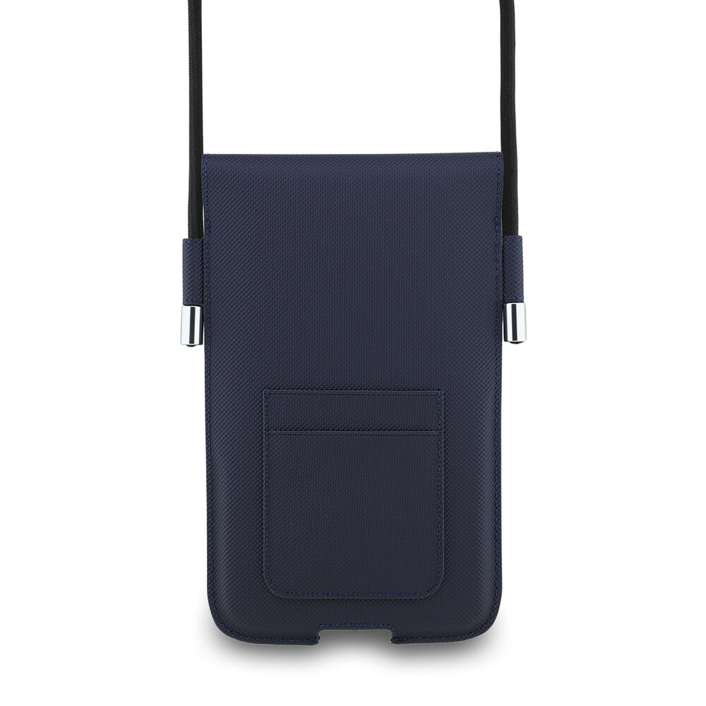 Lacoste Lacoste Universal Crossbody Phone Pouch - Petit Pique - Navy Lacoste Lacoste Universal Crossbody Phone Pouch - Petit Pique - Navy