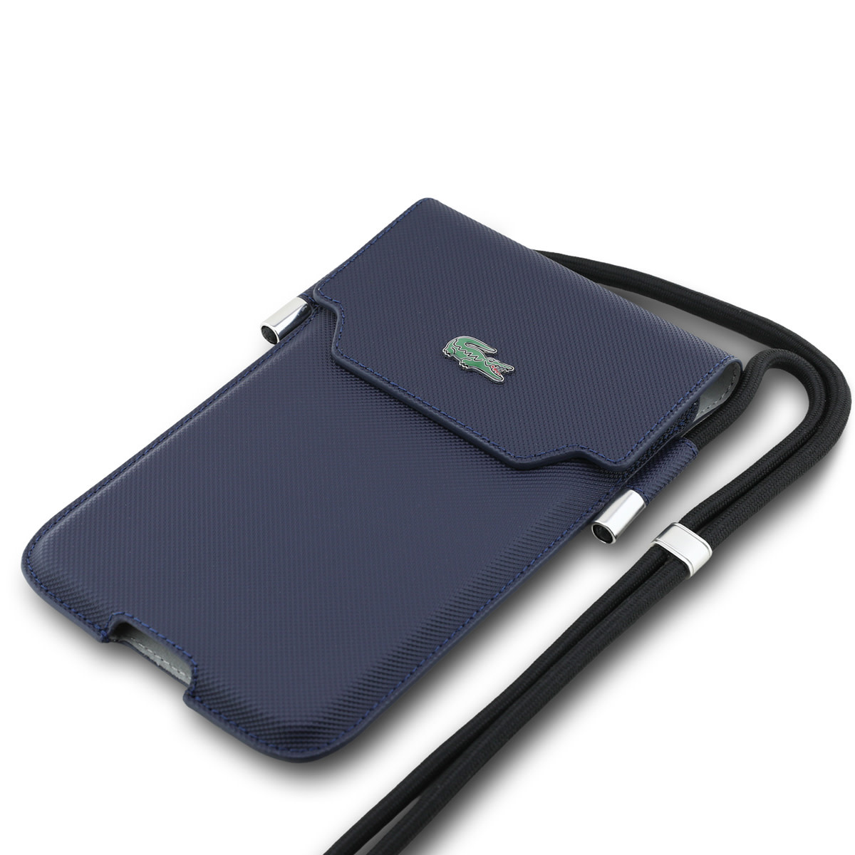 Lacoste Lacoste Universal Crossbody Phone Pouch - Petit Pique - Navy, foto 3 van 4