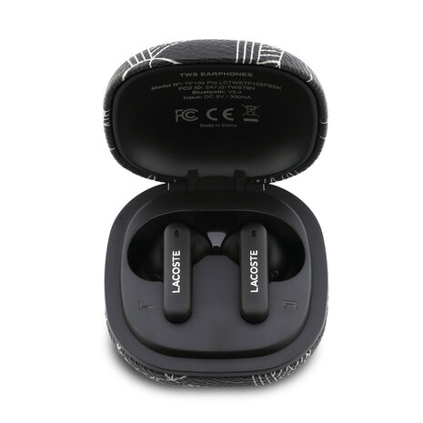 Lacoste Lacoste Bluetooth Earbuds TWS - ENC&ANC - The Blend - Black