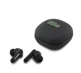 Lacoste Lacoste Bluetooth Earbuds TWS - ENC&ANC - Petit Pique - Noir