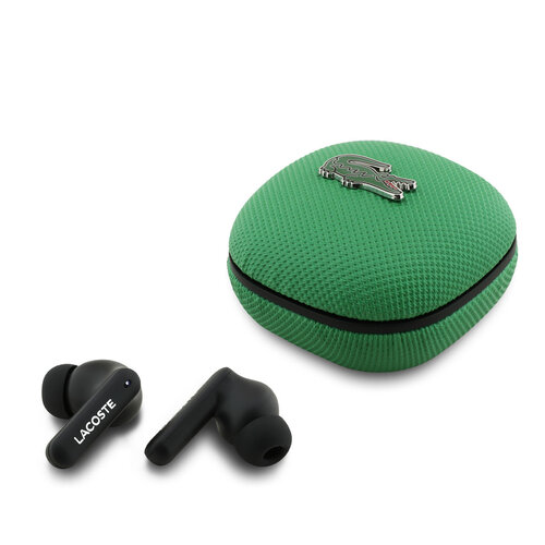 Lacoste Lacoste Bluetooth Earbuds TWS - ENC&ANC - Petit Pique - Estragon Green