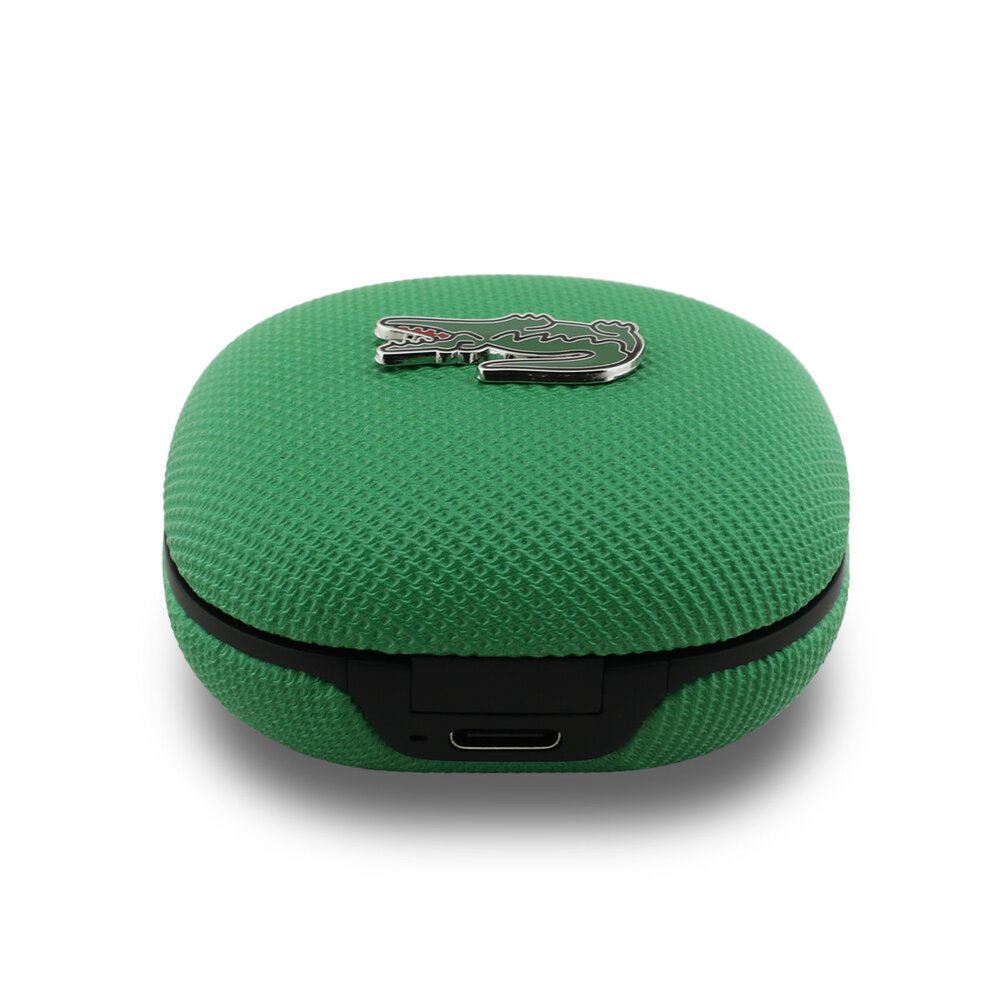 Lacoste Lacoste Bluetooth Earbuds TWS - ENC&ANC - Petit Pique - Estragon Green