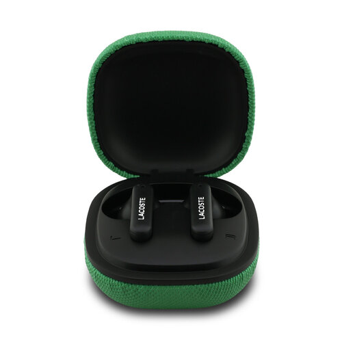 Lacoste Lacoste Bluetooth Earbuds TWS - ENC&ANC - Petit Pique - Estragon Green