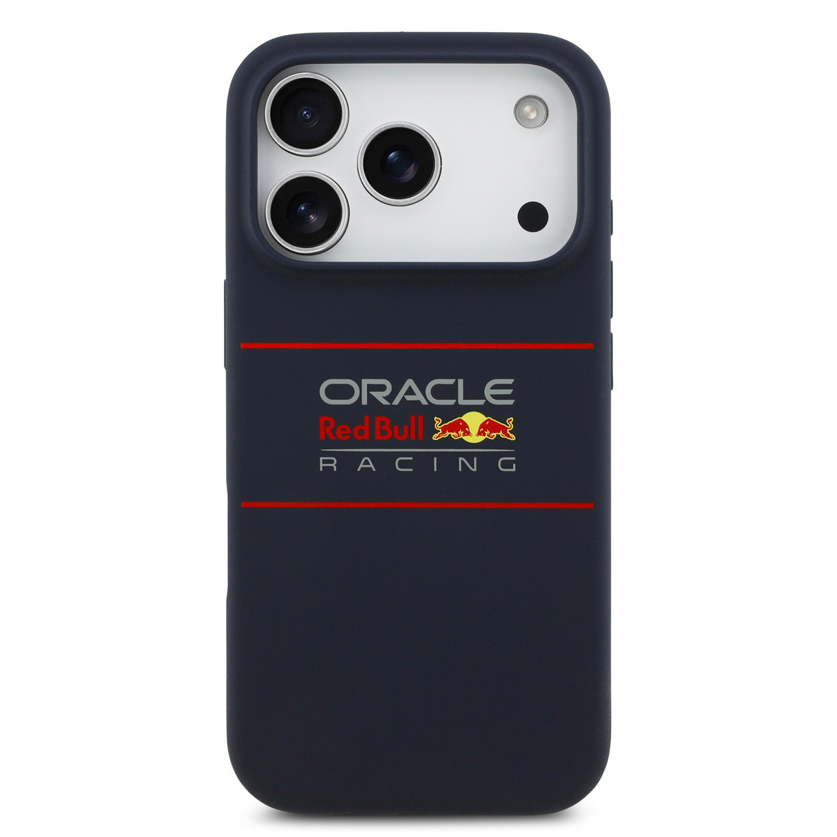 Red Bull Racing Red Bull Racing iPhone 17 Pro Backcover hoesje - Magsafe - Liquid Silicon - Horizontal Logo - Navy, foto 3 van 6