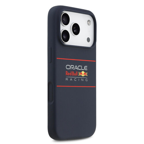 Red Bull Racing Red Bull Racing iPhone 17 Pro/iPhone 18 Pro Coque arrière MagSafe Silicone liquide Logo horizontal - Bleu marine