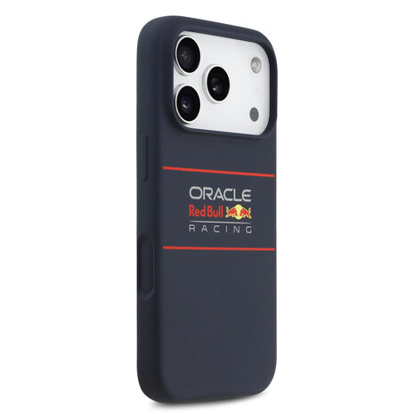 Red Bull Racing Red Bull Racing iPhone 17 Pro Back cover coque - Magsafe - Liquid Silicon - Horizontal Logo - Navy