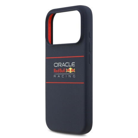 Red Bull Racing Red Bull Racing iPhone 17 Pro Back cover coque - Magsafe - Liquid Silicon - Horizontal Logo - Navy