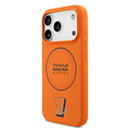 Red Bull Racing Red Bull Racing iPhone 17 Pro/iPhone 18 Pro Coque arrière MagSafe Silicone liquide Anneau noir - Orange