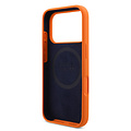 Red Bull Racing Red Bull Racing iPhone 17 Pro/iPhone 18 Pro Coque arrière MagSafe Silicone liquide Anneau noir - Orange