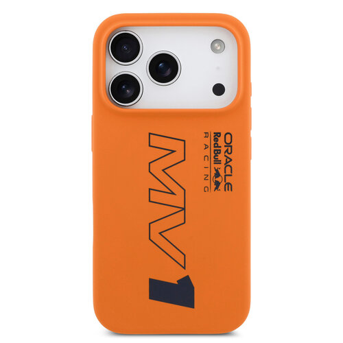Red Bull Racing Red Bull Racing iPhone 17 Pro/iPhone 18 Pro Coque arrière MagSafe Silicone liquide MV1 - Orange