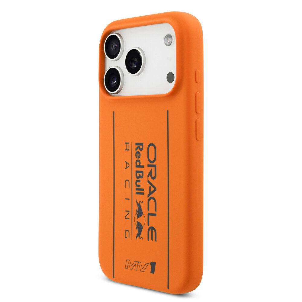 Red Bull Racing Red Bull Racing iPhone 17 Pro Back cover coque - Magsafe - Liquid Silicone - Big Vertical Logo - Orange Red Bull Racing Red Bull Racing iPhone 17 Pro Back cover coque - Magsafe - Liquid Silicone - Big Vertical Logo - Orange