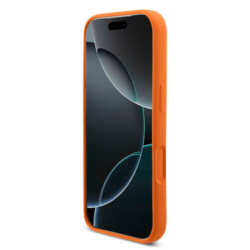 Red Bull Racing Red Bull Racing iPhone 17 Pro Back cover case - Magsafe - Liquid Silicone - Big Vertical Logo - Orange