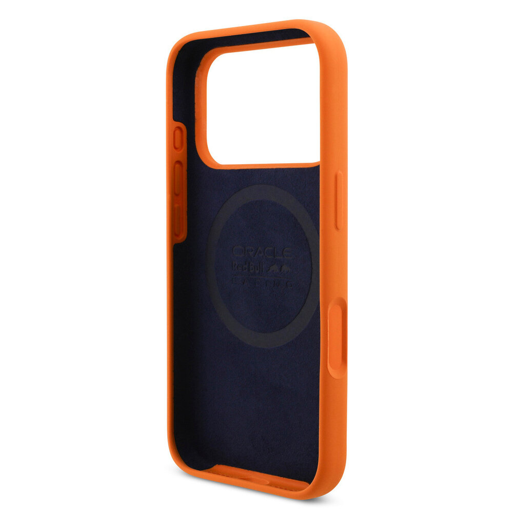 Red Bull Racing Red Bull Racing iPhone 17 Pro Back cover coque - Magsafe - Liquid Silicone - Big Vertical Logo - Orange Red Bull Racing Red Bull Racing iPhone 17 Pro Back cover coque - Magsafe - Liquid Silicone - Big Vertical Logo - Orange