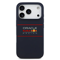 Red Bull Racing Red Bull Racing iPhone 17 Pro Max/iPhone 18 Pro Max Coque arrière MagSafe Silicone liquide Logo horizontal - Bleu marine