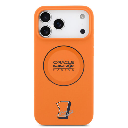 Red Bull Racing Red Bull Racing iPhone 17 Pro Max Back cover coque - Magsafe - Liquid Silicone - Black Ring - Orange