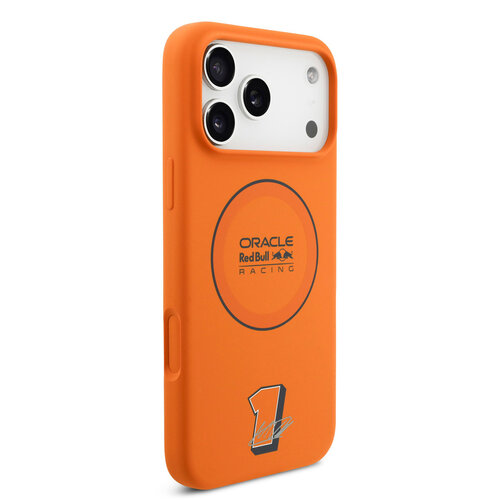 Red Bull Racing Red Bull Racing iPhone 17 Pro Max Back cover coque - Magsafe - Liquid Silicone - Black Ring - Orange